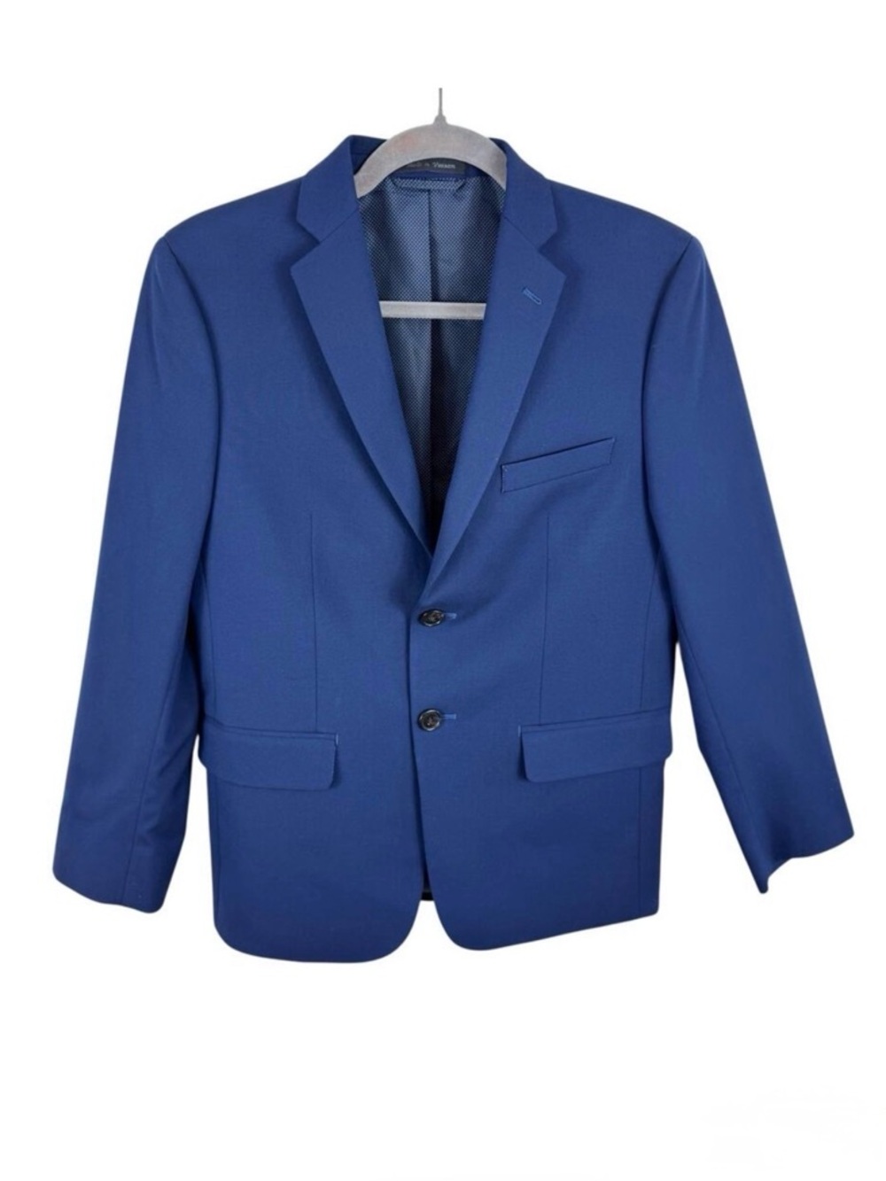 Saks Fifth Avenue Navy Blue Single Breasted Lined Button Up Blazer Kids Size 16